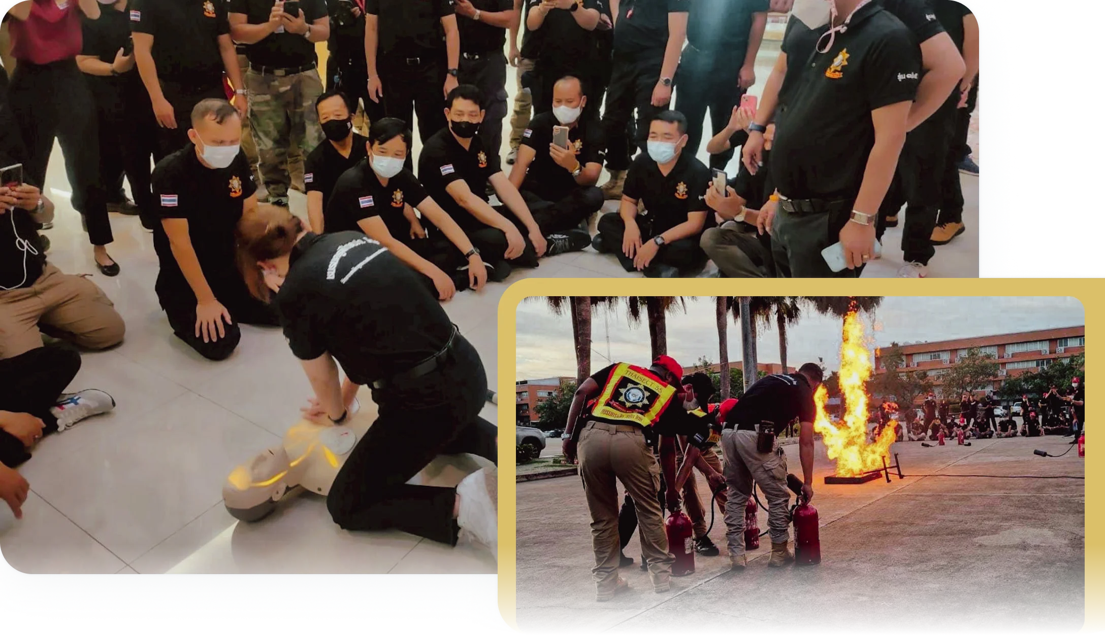 บริการอบรมเจ้าหน้าที่ รปภ. ภาคปฏิบัติ